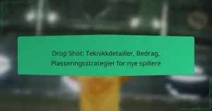 Drop Shot: Teknikkdetailler, Bedrag, Plasseringsstrategier for nye spillere