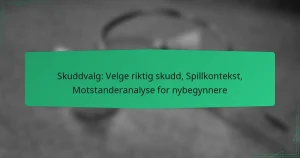 Skuddvalg: Velge riktig skudd, Spillkontekst, Motstanderanalyse for nybegynnere