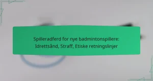 Spilleradferd for nye badmintonspillere: Idrettsånd, Straff, Etiske retningslinjer